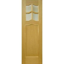 Шпонированная дверь Модель 17 шпон Альпи Дуб